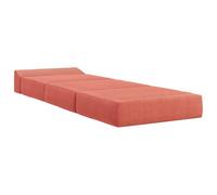 SKTQYQO Divano Letto Pieghevole Rosso Arancio 70 x 60 x 63 cm