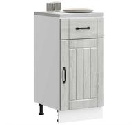 SKTQYQO Mobile Base Cucina Lucca Grigio Sonoma 40x46x81,5 cm