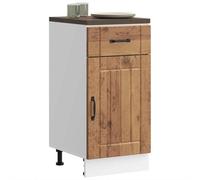 SKTQYQO Mobile Cucina Lucca 40x46x81,5 cm Legno Antico