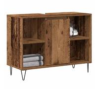 SKTQYQO Mobile da Bagno Legno Vecchio 80x33x60 cm Legno Multistrato