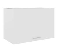 SKTQYQO Mobile Pensile “Lyon” Bianco in Legno Multistrato 60x31x40 cm con Sportello Ribaltabile e Ripiano per Cucina, Mobile Contenitore Resistente per Ottimizzare lo Spazio