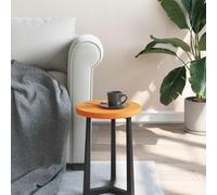 SKTQYQO Piano Tavolo Rotondo Marrone Cera Ø30x2,5cm Legno Massello Pino per Tavolino da Bar o Servizio, Superficie Liscia Facile da Pulire, Soluzione Robusta per Interni, Top Tavolo