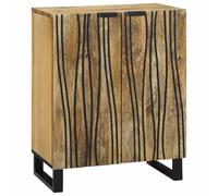 SKTQYQO Set Credenza 3 Pezzi Marrone Legno Multistrato 180x33x75 Cm