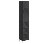 SKTQYQO Set Di Armadi 2 Pezzi Nero 33 x 34,5 x 90 cm