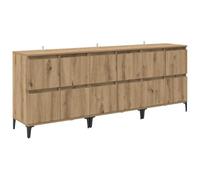 SKTQYQO Sideboards 3 Pz Rovere Artigianale 60x35x70 Cm