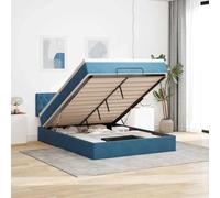 SKTQYQO Struttura Letto Pouf con Materasso Adatto per hotel e studi 140x190 cm in Velluto