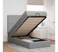 SKTQYQO Struttura Letto Pouf con Materasso Adatto per hotel e studi 90x190 cm in Tessuto