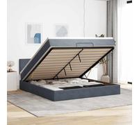 SKTQYQO Struttura Letto Pouf con Materasso Letto Multifunzione Struttura letto multiuso Adatto per hotel e studi 160x200 cm in Velluto