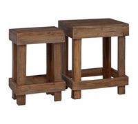 SKTQYQO Supporto Per Piante 2 Pcs Marrone 70 x 11 x 27 cm
