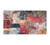SKTQYQO Tappeto Lavabile Patchwork 190x300 cm Multicolore