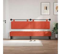 SKTQYQO Testiera Sospesa Rosso Arancio, Tessuto in Cords, 2 Pezzi