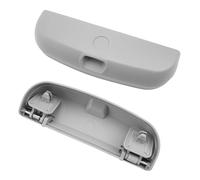 SKTU Supporto per occhiali da sole auto compatibile con BMW Serie 1, 3, 5, 7, X1, X3, X5, X7, astuccio per occhiali, porta occhiali per auto, interno auto (Grigio)