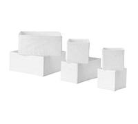 Skubb, Set da 6 scatole per conservare, Colore Bianco
