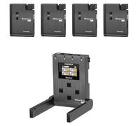 SKUBIS Da uno a quattro microfoni wireless per fotocamera, microfono lavalier, registrazione video breve per computer, registratore con fotocamera del telefono,A