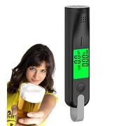 SKUDA Rilevatore di Alcol Etilometro,Rivelatore di Alcol Tascabile con retroilluminazione del Display a LED accurato | USB Ricaricabile Luce e Suono Avvertenza Breath Alcohol Tester Garantire
