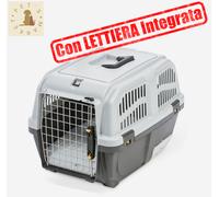 SKUDO CAT TRAVEL Trasportino per Gatti con Lettiera Integrata per Lunghi Viaggi