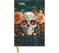 Skull 2027: Buchkalender 10x15 cm - Wochenplaner mit Magnetverschluss, Leseband, internationalen Feiertagen & Orga- und Noitzteil für Design- & Liefestylefans