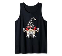 Skull Biker for Xmas Matching Couple with Funny Garden GNOME Canotta