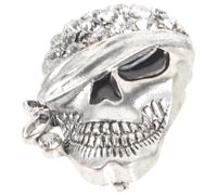 Skull Bones Spilla Pin Strass Gothic Punk Breastpin per Donna Uomo (X1514,