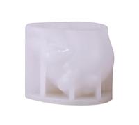 Skull Candle Mold - Silicone 3D Rosa per Candles, resina epossidica