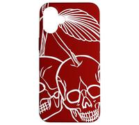 Skull Cherries Custodia per iPhone 16 Plus