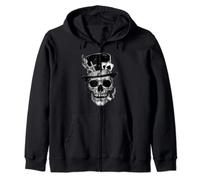 Skull Cigar Ace of spade Carte da poker FLush Grafica Felpa con Cappuccio