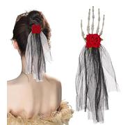Skull Claw Hairpins - Skeleton Hand Bone Claw Punk Headdress, Skull Claw Hairpins, Skull Claw Hairpins | Skull Claw Hairpins, Halloween Party Skull Hair Barrettes For Props, Costume Party De
