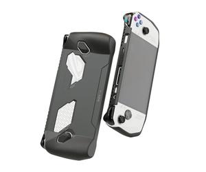 Skull & Co. GripCase Ally for ROG Ally: A Soft Protective Case with Textured Grips Full Protection and Stand, Shock-Absorption Non-Slip and Anti-Scratch Cover Design - Black