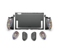 Skull & Co. Savage Raven by FissionGrip: Dockable Split Protective Case for Nintendo Switch 2 (2025), Slim PC Shell with Detachable Grip Cover- Color Block Edition
