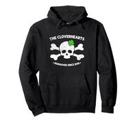 Skull & Cross Bones Celtic Punk Felpa con Cappuccio