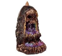 Skull Crystal Cave LED Backflow Incense Burner