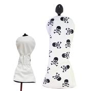 Skull Design Golf Head Cover Driver Club Protective Headcover | Protective Golf Headcover Combines Skull Styling With Club Protection | Driver Cover For Golf Bags, Outdoor Practice, Casual