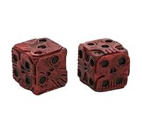 Skull Dices Halloween Cizen Six Side Scheletro Dices Club Pub Partito Giocattoli Resina Per Bambini Adulti Favore Scheletro Muore Per la fabbricazione di carte