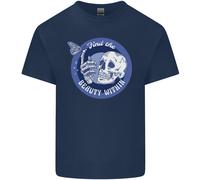 Skull E Farfalla Trova La Bellezza Dentro Uomo Cotone T-Shirt Tee Top