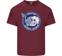 Skull E Farfalla Trova La Bellezza Dentro Uomo Cotone T-Shirt Tee Top