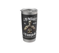 Skull Funny Skeleton México Saying Quote Sarcastic Spanish Bicchiere termico in acciaio inox doppia parete