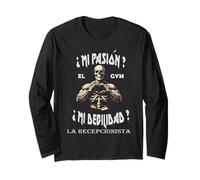 Skull Funny Skeleton México Saying Quote Sarcastic Spanish Maglia a Manica