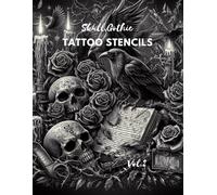 Skull gothic tattoo designs: Tattoo stencils