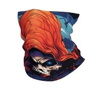 Skull Grim Reaper Gioca A Giochi Oscuri Donna Uomo Bandana Traspirante Sciarpa A Tubo Multiuso Sciarpa al Collo per Yoga Arrampicata Escursionismo