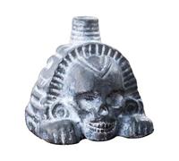 Skull Head Toy - Screaming Skeleton Head Statue | Strange Sound Skull Decoration | Human Skulls Figurine 9cm For Kids And Adults | Halloween Table Ornam