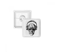 Skull Headset Music Crazy pattern PBT per tastiera meccanica bianco OEM n. marcato stampa multicolore MultiColor R2