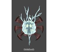 Skull Heart Notebook: 120 Pages 6x9, Blank Lined Notebook, Journal, Diary, Note Pad, Writing Notes, For Students, Work or Personal Use