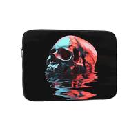 Skull in the water - Custodia per laptop da 12", sottile e portatile, adatta per viaggi in ufficio e pendolari