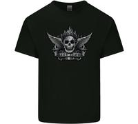 Skull Live Free Or Die Uomo Cotone T-Shirt Tee Top