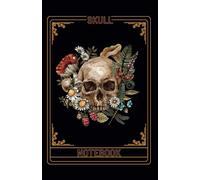 SKULL NOTEBOOK: Notebook with skull and floral design - Agenda per appunti con teschio e fiori
