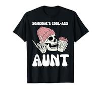 Skull Qualcuno Cool Culo Zie Maglietta