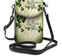 Skull Roses Borsa piccola per cellulare Bloom Flower Horror Bone Borsa a tracolla Rock-N-Roll per portafogli da donna Nero Bianco