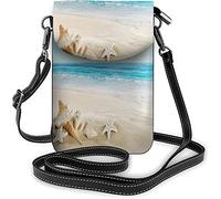 Skull Roses Borsa piccola per cellulare Bloom Flower Horror Bone Borsa a tracolla Rock-N-Roll per portafogli da donna Nero Bianco