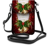 Skull Roses Borsa piccola per cellulare Bloom Flower Horror Bone Borsa a tracolla Rock-N-Roll per portafogli da donna Nero Bianco