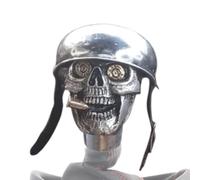 Skull Shift Knob - Gear Lever Handle, Shift Knob | Striking Skull Design, Hand-painted, Robustly Manufactured, Ideal For Tuning Fans, Show Cars, Interior Refinement, Eye-catcher In The Ve
